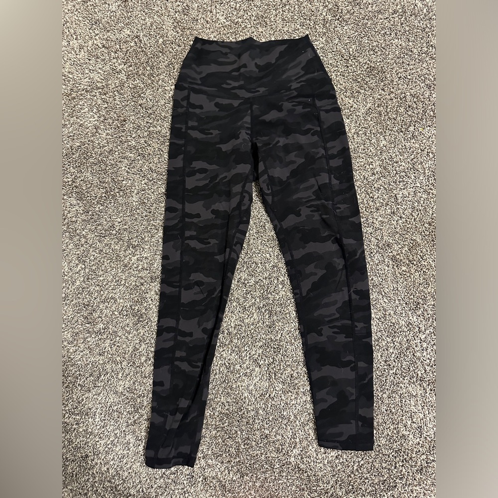 black camo leggings